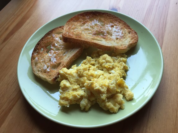 Dijon Scrambled Eggs Above
