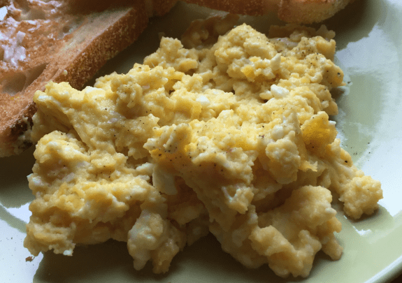 Dijon Scrambled Eggs Close