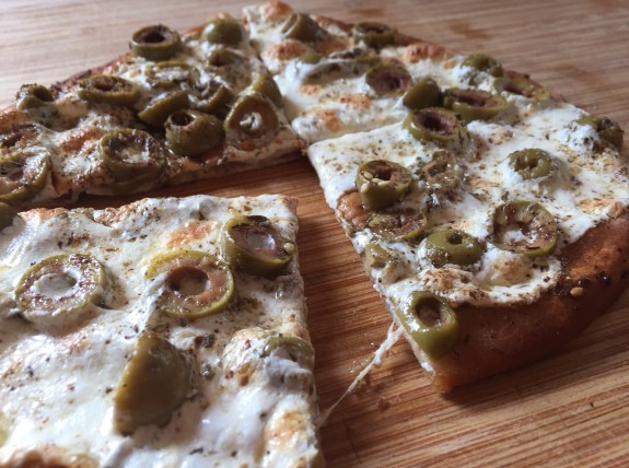 Zaatar Pie in slices